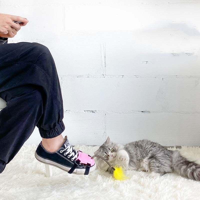 Jouet Interactif pour Chat à Plumes