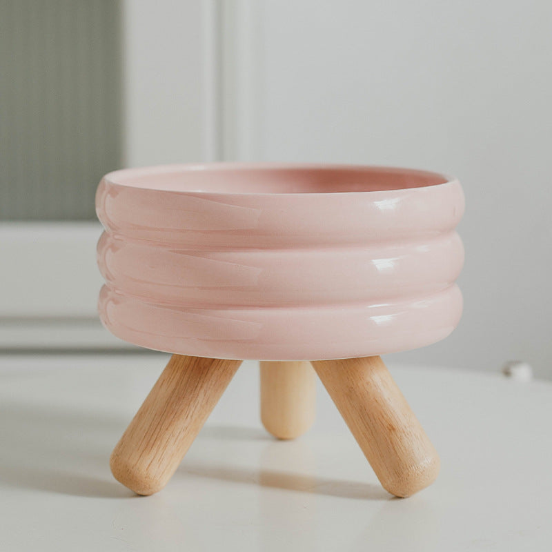 Gamelle surélevée en céramique pour chat – Confort & design