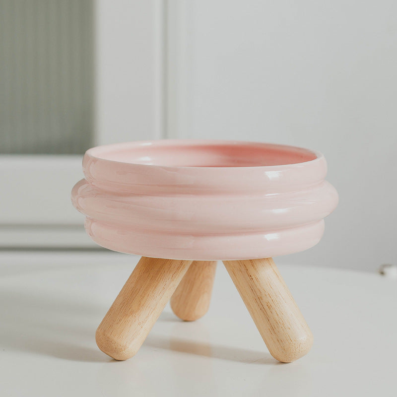 Gamelle surélevée en céramique pour chat – Confort & design