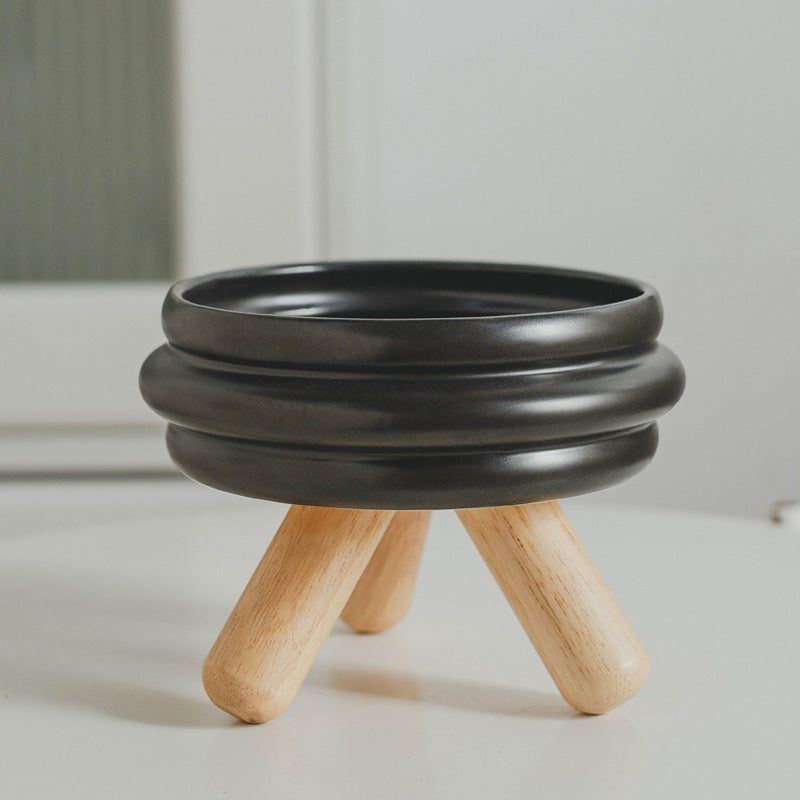 Gamelle surélevée en céramique pour chat – Confort & design