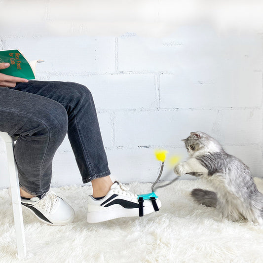 Jouet Interactif pour Chat à Plumes