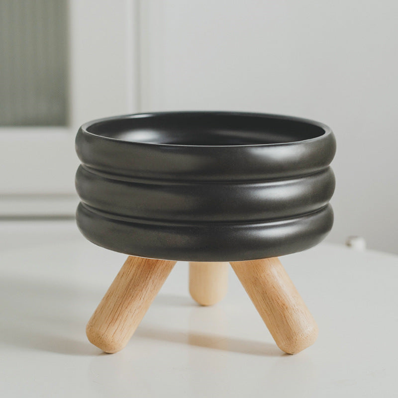 Gamelle surélevée en céramique pour chat – Confort & design