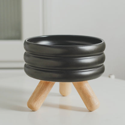 Gamelle surélevée en céramique pour chat – Confort & design
