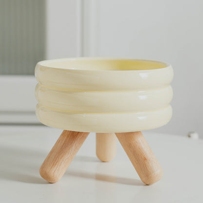 Gamelle surélevée en céramique pour chat – Confort & design