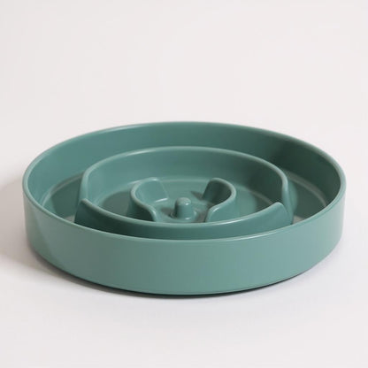 Gamelle en céramique surélevée anti-glouton pour chien