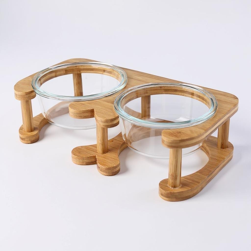 Bol en Verre pour Chats et Chiens