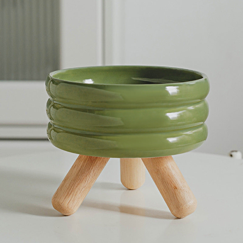 Gamelle surélevée en céramique pour chat – Confort & design