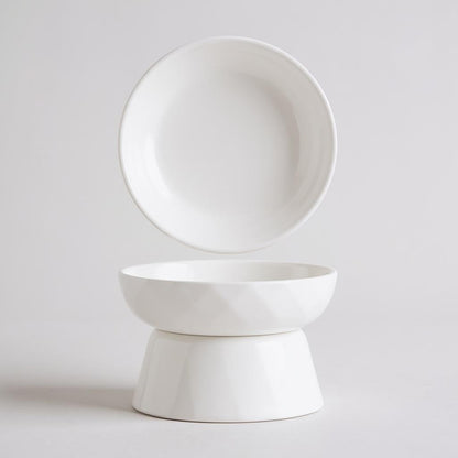 Bol surélevé en céramique pour chat – Design ergonomique